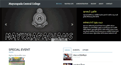 Desktop Screenshot of mayurapada.lk